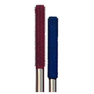 Typhoon® Tungsten Carbide Bur, Cylinder Shape, 1/4" Head Diameter, 1-3/4" Head Length, 6.4 mm (1/4") Shank, Coarse Grit (Red)