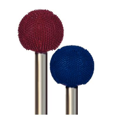 Typhoon® Tungsten Carbide Bur, Sphere, 7/8" Head Diameter, 7/8" Head Length, 6.4 mm (1/4") Shank, Coarse Grit (Red)
