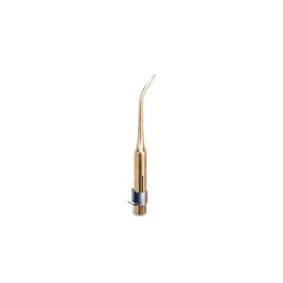 Foredom Wax Carver Tip, Curved Tapered, Design No. 5, Brass, Gold, for WC-1, 1/Pkg