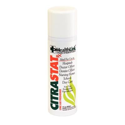 CitraStat Rx Deodorizer, Lime Scent, 7 oz Aerosol Can, Ready-to-Use, EPA Registered