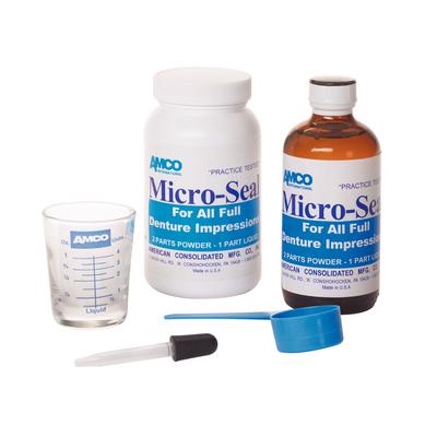 Micro-Seal Advanced Full Denture Impression Material, Liquid, 6 oz Bottle