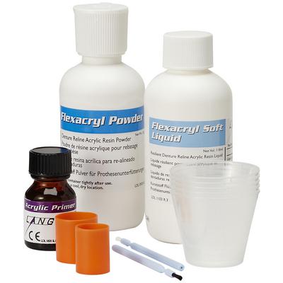 Flexacryl® Soft Denture Reline Material Professional Kit - Clear (Lang Dental)