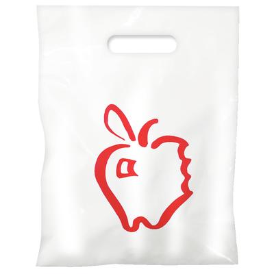 Economy Supply Bags, 9" W x 13" H, Apple Design, 100/Pkg
