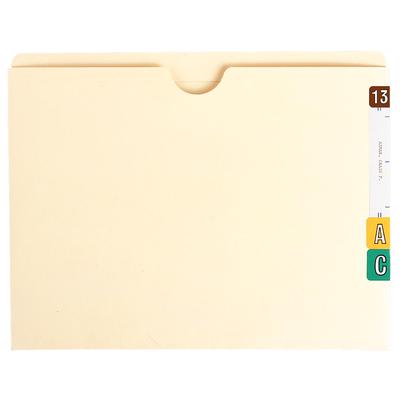 11-Pt Manila End-Tab File Pockets, 9-1/2" x 12-1/4", 50/Box
