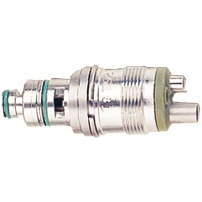 StarDental High Speed Handpiece Swivel Connector, 4-Line, Stainless Steel, ISO Type B, #261547