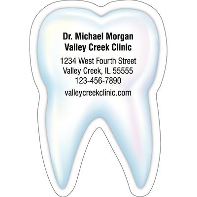 Dental Die Cut Magnets, 2-1/2" x 3", Full Color, 250/Pkg