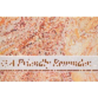 Reminder Postcards (DDS/MD) Personalized, A Friendly Reminder, 6" W x 4-1/4" H, 100/Pkg