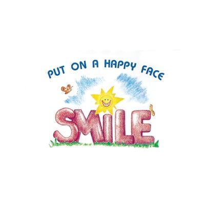 Reminder Postcards (DDS/MD) Personalized, Sun and Smile Design, 6" W x 4-1/4" H, 100/Pkg