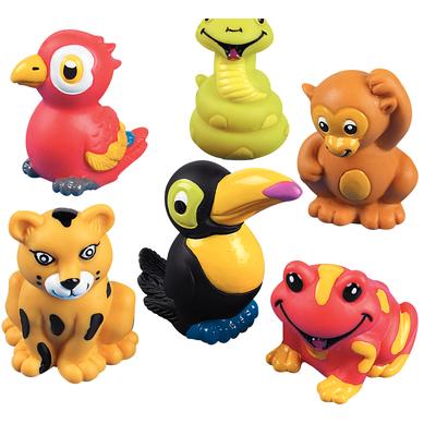 Rainforest Finger Puppets, Assorted, 1" W x 1-1/2" H, 24/Pkg