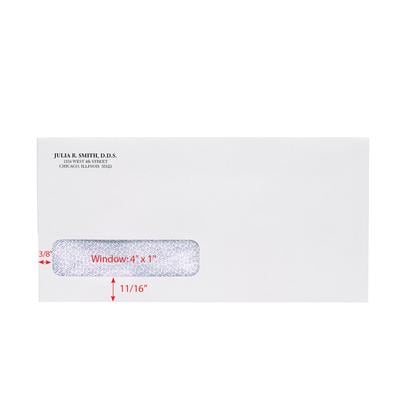 Security-Lined ADA Insurance Envelopes, 9" W x 4-1/2" H, Self-Seal, 500/Pkg