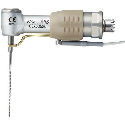NSK EX Series Low-Speed Air Contra-Angle Head, No Spray, Push Button Autochuck, E-Type, MPAS-Y