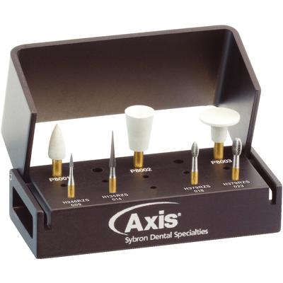 Kerr Razor Sculpt and Polish Set, LS-520, 4 Carbide Burs and 3 ProGloss Polishers
