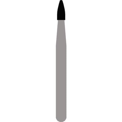 Kerr BluWhite Trimming & Finishing Carbide Bur, Fine Finish, FG Friction Grip, Bullet, Size #9803