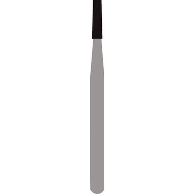 Blu-White Operative Carbide Bur, Straight Flat-End Fissure FGOS, Size #57, 1.0 mm Diameter, 25 mm Shank Length, 5/Pkg