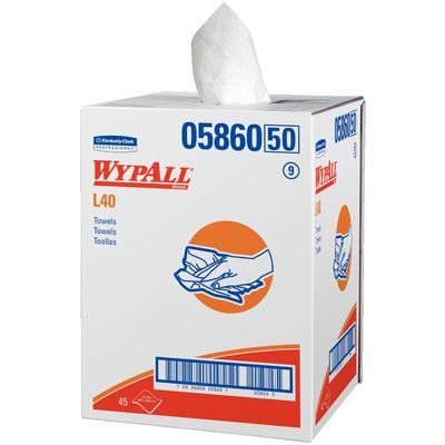 WypAll Dry-up Towels, White, 19.5" x 42", 200 Sheets/Pkg