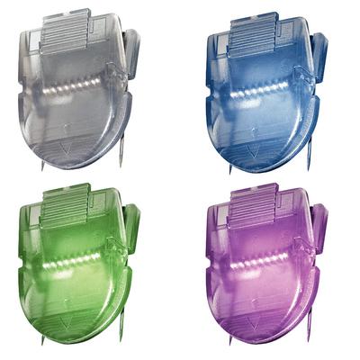Advantus Panel Wall Cubicle Clips, Assorted Metallic Colors, 20/Pack, AVT 75338
