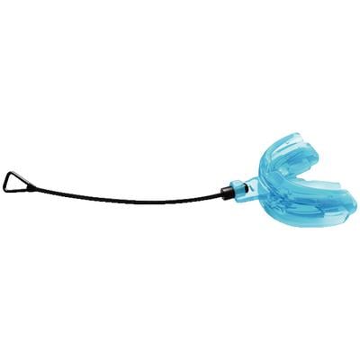 Shock Doctor Insta-Fit Double Braces Mouthguard with Strap, Youth Size, Blue/Pink, Latex-Free, 1/Pkg