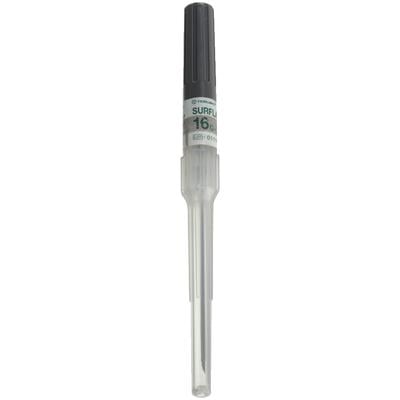 SurFlash® Polyurethane I.V. Catheters, 16 Gauge x 2", Gray, Latex-Free, 50/Box
