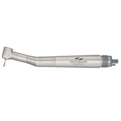 Patterson® High Speed Air Handpiece, Contra Angle, Standard, Manual Chuck, 4-Hole ISO Type B, 350,000 rpm, 1/Pkg