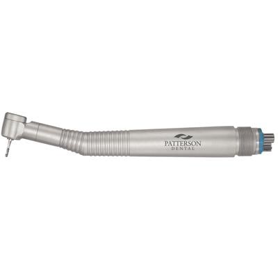 Patterson® High Speed Air Handpiece, Contra Angle, Mini, Manual Chuck, 4-Hole ISO Type B, 350,000 rpm