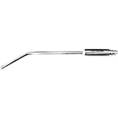 Vista Apex Appli-Vac Surgical Aspirator Tip, 2.5 mm Opening, 1/4" Stainless Steel, 6" Length, Tapered Tip, Large Tube, 1/Pkg, 46P2A