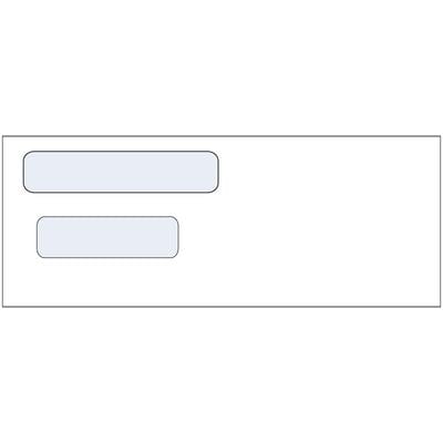 Safeguard Compatible Double Window Check Envelopes, Security-Lined, 8" W x 3-1/2" H, 250/Pkg
