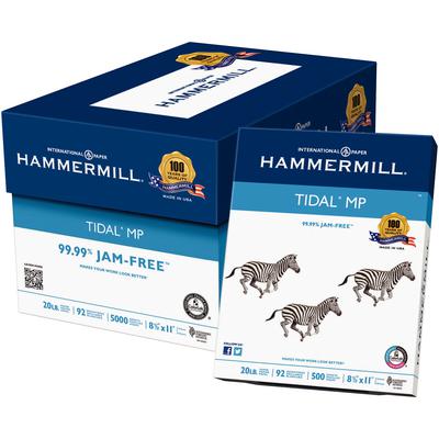 Tidal MP Paper, 20 lb, White, 8-1/2" x 11", 5,000/Carton, HAM 16200-8