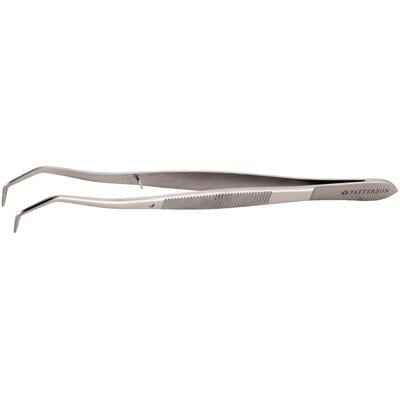 Patterson® Cotton Pliers, Back Action, Serrated Tips, Stainless Steel, 1/Pkg, 828844