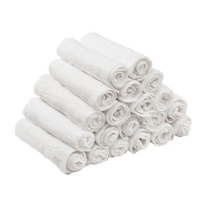 Cotton Aromatherapy Towels, 9" W x 9" H, Unscented, White, 500/Case