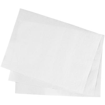 SafeBasics Headrest Covers, Tissue/Poly, 10" x 13", White, 500/Pkg