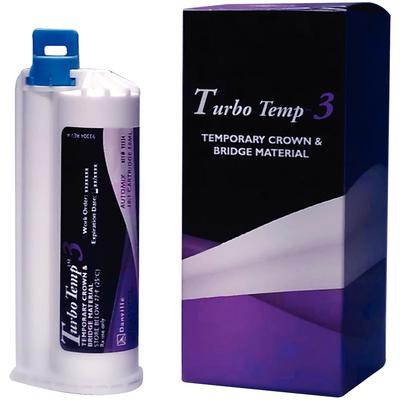Turbo Temp™ 3 Temporary Crown & Bridge Material, 1 (76 g) Cartridge and 10 Mixing Tips, Shade A3