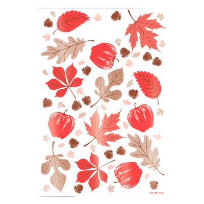 Scatter Print Autumn Supply Bags, 7-1/2" W x 10" H, Autumn Whirlwind, 100/Pkg