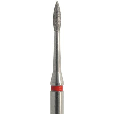 Meisinger 830F-014-RAXL Fine Grit Right-Angle Latch Diamond Bur, Football Shape, 1.4 mm Diameter, Extra Long/Surgical Shank, 5/Pkg