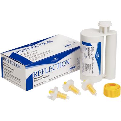 Reflection™ VPS Impression Material, Automix Pack, Regular Set, Heavy Body, Green, 380 ml Cartridge with Mixing Tips
