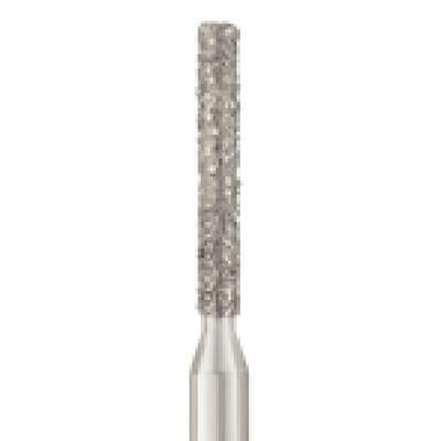 Patterson® Disposable Diamond Bur, FG, Coarse, Green, Cylinder Flat End, 1.0 mm Diameter, 8.0 mm Length, 25/Pkg, #837-012C