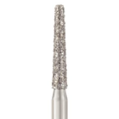 Patterson® Disposable Diamond Bur, FG, Coarse, Green, Cone Moderate Flat End, 1.6 mm Diameter, 8.0 mm Length, 25/Pkg, #847KR-016C