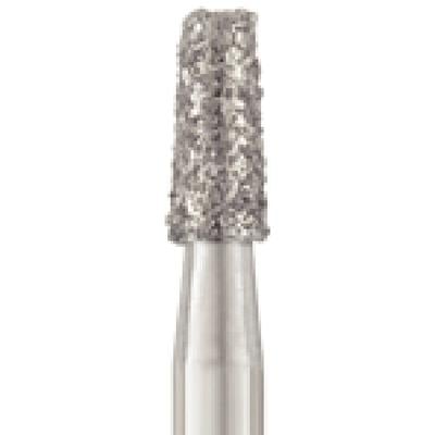 Patterson® Disposable Diamond Bur, FG, Coarse, Green, Cone Moderate Flat End, 1.8 mm Diameter, 4.0 mm Length, 25/Pkg, #845KR-018C