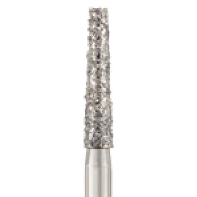 Patterson® Disposable Diamond Bur, FG, Coarse, Green, Cone Flat End, 1.8 mm Diameter, 8.0 mm Length, 25/Pkg, #847-018C