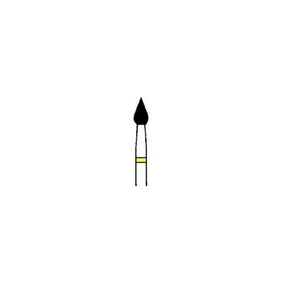 Shofu T&F Hybrid Diamond Points FG, Extra Fine Flame, 3.5 mm, Friction Grip, 254-016EF, 6/Pk