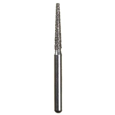 Spring Disposable Diamond Bur, Regular FG, Coarse, Green, Cone Flat End, #847, 1.4 mm Diameter, 9 mm Length, 10/Pkg