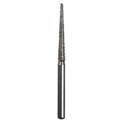 Spring Disposable Diamond Bur, Regular FG, Coarse, Green Ring, Cone Round End, #850, 1.2 mm Diameter, 11 mm Length, 10/Pkg