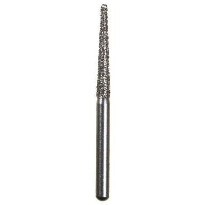 Spring Disposable Diamond Bur, Regular FG, Coarse, Green Ring, Cone Round End, #850, 1.4 mm Diameter, 10 mm Length, 10/Pkg