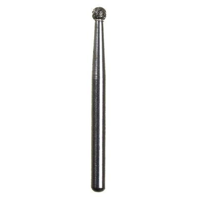 Spring Disposable Diamond Bur, Regular FG, Coarse Grit, Round End, Green Ring, #801, 1.4 mm Diameter, 1.4 mm Length, 10/Pkg