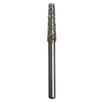 Spring Disposable Diamond Bur, Regular FG, Super Coarse, Black, Cone Flat End, #847, 1.8 mm Diameter, 8 mm Length, 10/Pkg