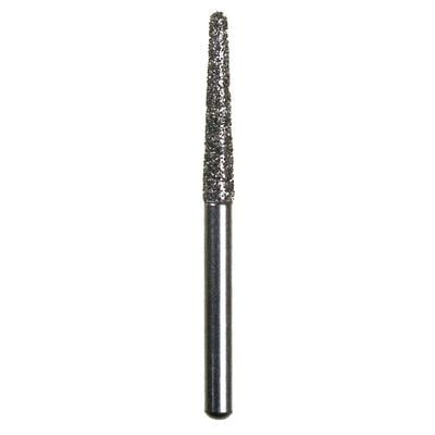 Spring Disposable Diamond Bur, Regular FG, Coarse, Green Ring, Cone Round End, #850, 1.8 mm Diameter, 10 mm Length, 10/Pkg