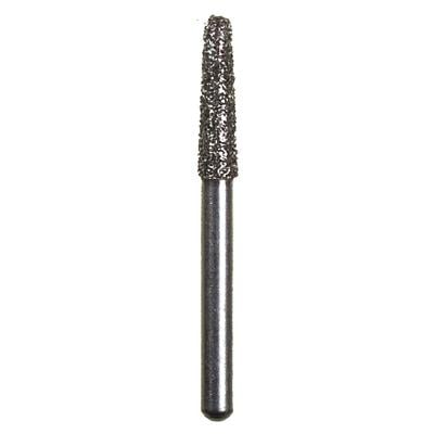 Spring Disposable Diamond Bur, Regular FG, Super Coarse, Black, Cone Round End, #855, 1.8 mm Diameter, 7 mm Length, 10/Pkg