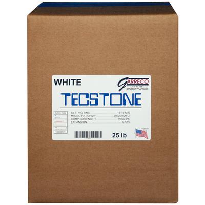 Garreco Tecstone Dental Stone, White, 25 lb Carton