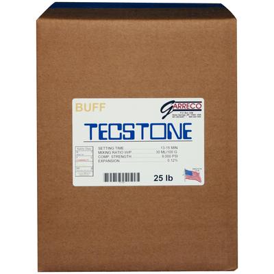 Garreco Tecstone Dental Stone, Buff, 25 lb Carton