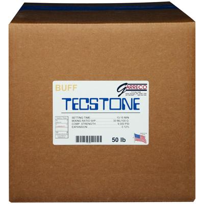 Garreco Tecstone Dental Stone, Buff, 50 lb Carton