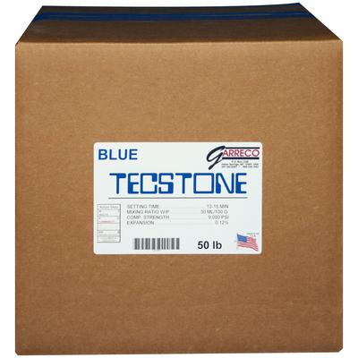 Garreco Tecstone Blue Dental Stone, 50 lb Carton